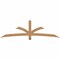 Ekena Millwork Davenport Timber Gable Bracket, Western Red Cedar, 84"W x 24"H x 3 1/2"D x 3 1/2"F, 7/12 Pitch GBW084X24X0404DAV00SWR - alternate 1